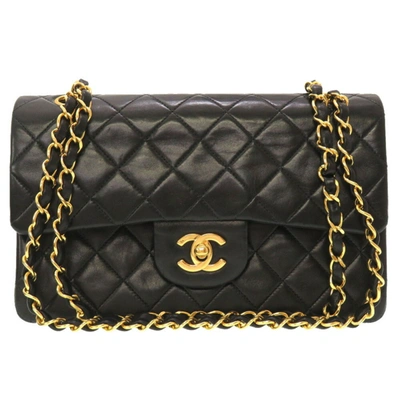 CHANEL Pre-owned Classic Flap Black Leather Shopper Bag ()