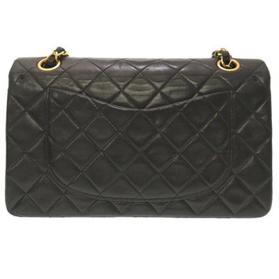 Pre-owned Chanel Classic Flap Black Leather Shopper Bag ()
