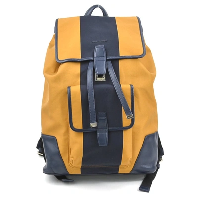 Shop Dior Yellow Canvas Backpack Bag ()