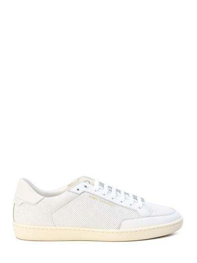 Shop Saint Laurent Court Classic Sl10 Sneakers In White