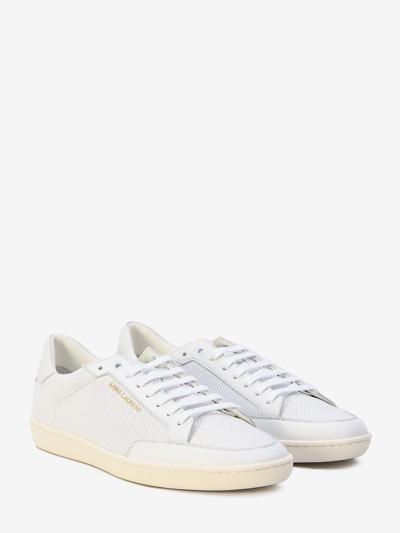 Shop Saint Laurent Court Classic Sl10 Sneakers In White