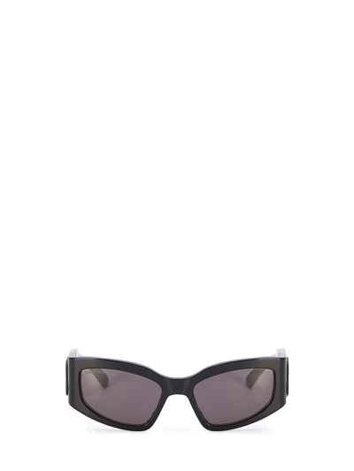 Shop Balenciaga Bossy Cat Sunglasses In Black