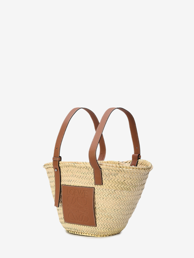 Shop Loewe Basket Bag In Brown