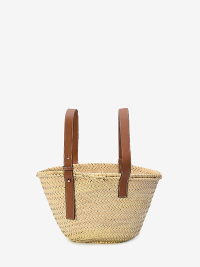 Shop Loewe Basket Bag In Brown