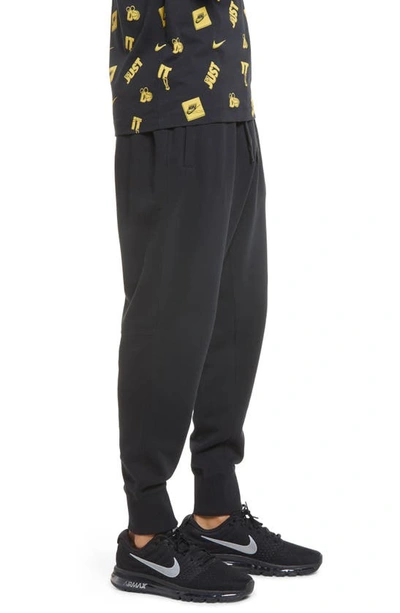 Shop Nike Sportswear Sweatpants In Black/ Off Noir