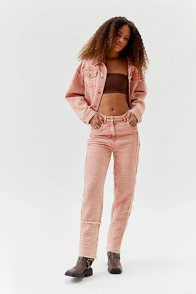 Shop Honor The Gift Novelty Jean In Light Red, Women's At Urban Outfitters