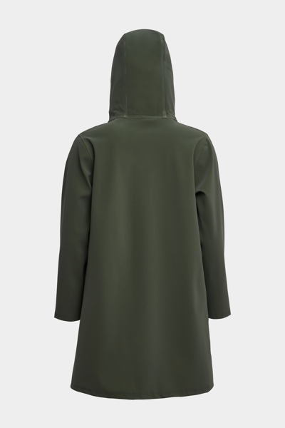 Shop Stutterheim Mosebacke Matte Raincoat In Green