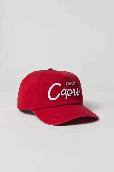 Shop American Needle Capri Italy Roscoe Hat In Red, Men's At Urban Outfitters