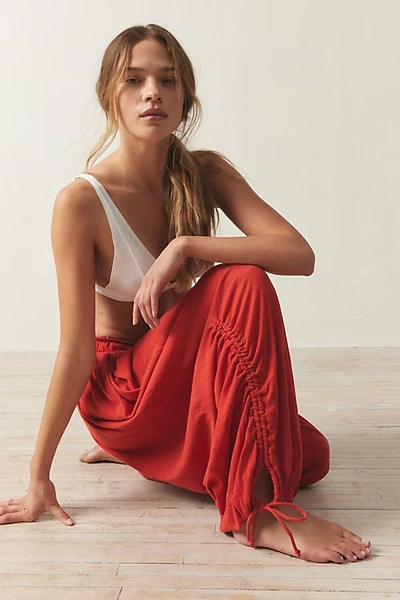 Shop Out From Under Ryan Balloon Drapey Jogger Pant In Red, Women's At Urban Outfitters