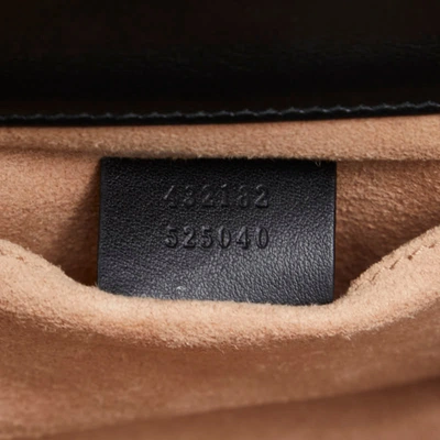 Shop Gucci Padlock Brown Canvas Shoulder Bag ()