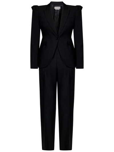 Shop Alexander Mcqueen Suit In Nero