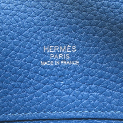 Shop Hermes Hermès So Kelly Beige Leather Shopper Bag ()