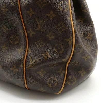 Pre-owned Louis Vuitton Galliera Brown Canvas Tote Bag ()