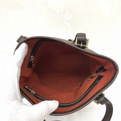 Pre-owned Louis Vuitton Marais Brown Canvas Tote Bag ()