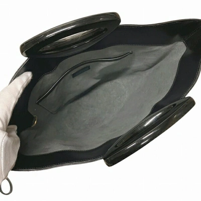 Pre-owned Louis Vuitton Noctambule Black Leather Tote Bag ()