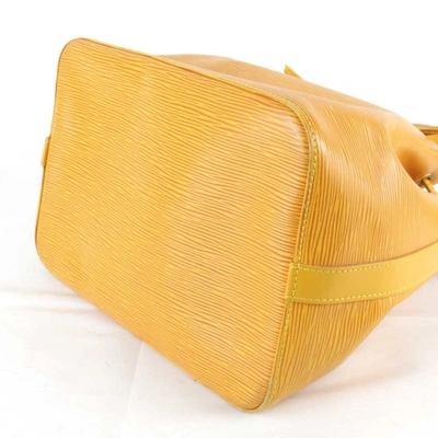 Pre-owned Louis Vuitton Petit Noé Yellow Leather Shoulder Bag ()