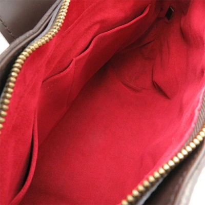 Pre-owned Louis Vuitton Sistina Brown Canvas Shoulder Bag ()