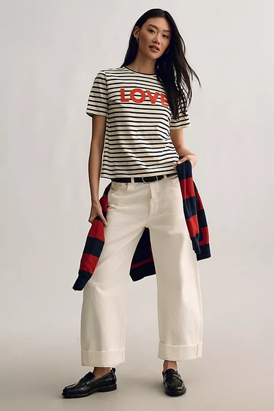 Citizen Of Humanity Ayla High-rise Wide-leg Jeans In White