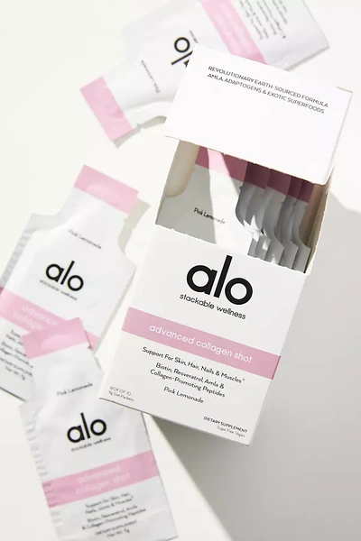 Shop Alo Yoga Advanced Collagen Shot, 10 Pack In Pink