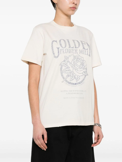 Shop Golden Goose Db Logo-print Journey T-shirt