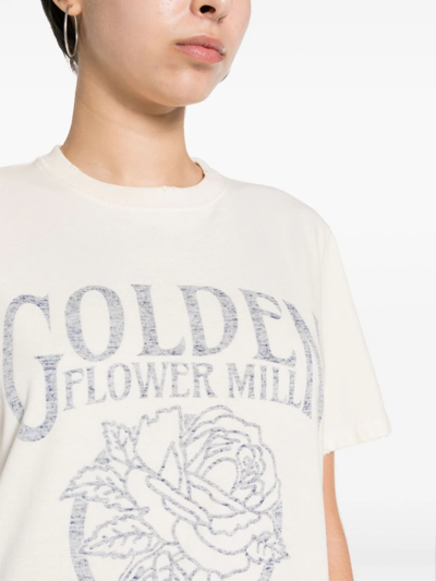 Shop Golden Goose Db Logo-print Journey T-shirt