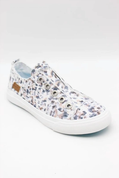 Blowfish Play Sneaker In Off White Rainforest Leopard In Multi