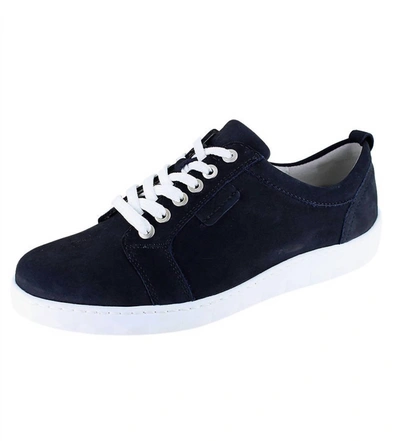 Shop Waldläufer Women's Mica Sneaker In Navy In Blue