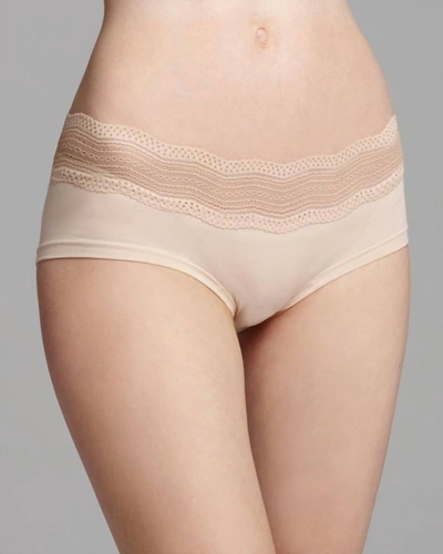 Shop Cosabella Dolce Boyshort In Blush In Gold