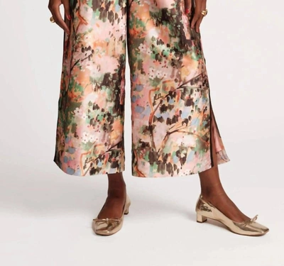 Shop Frances Valentine Palazzo Pant In Monet In Multi