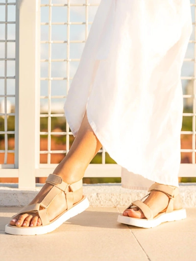 Shop Everglades Press 4 Sandal In Natural In White
