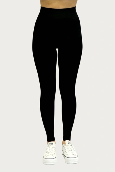 Shop Rd Style Ribbed Stretch Legging In Black