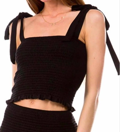 Shop Vava Tie One On Tube Top In Black