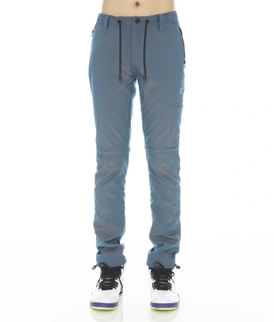 Shop Cult Of Individuality-men Nylon Pant In Seafoam In Blue