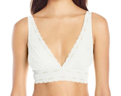 Wacoal Halo Lace Soft Cup Bralette Bra In Ivory In Multi
