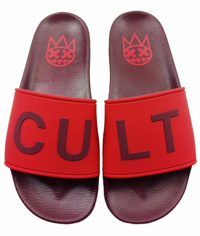 Shop Cult Of Individuality Cult Slide In Beet Red