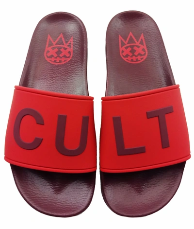 Cult Of Individuality Cult Slide In Beet Red In Red