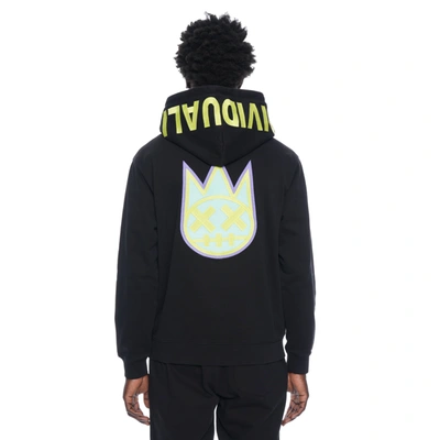 Shop Cult Of Individuality-men Zip Hooded Sweatshirt In Black