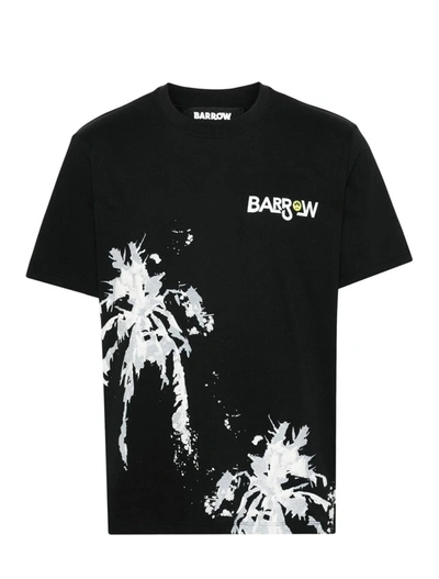 Shop Barrow T-shirts And Polos In Nero/black