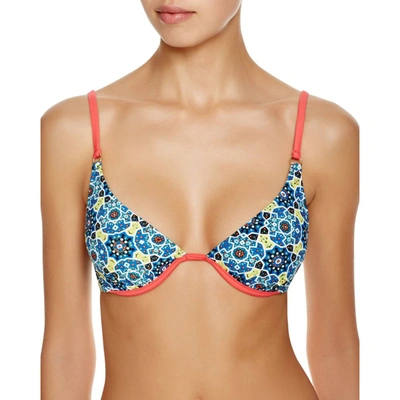 Minkpink Gypsianna Geometric Triangle Cup Bikini Top In Multicolor In Multi