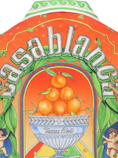 Shop Casablanca Shirts In Orange