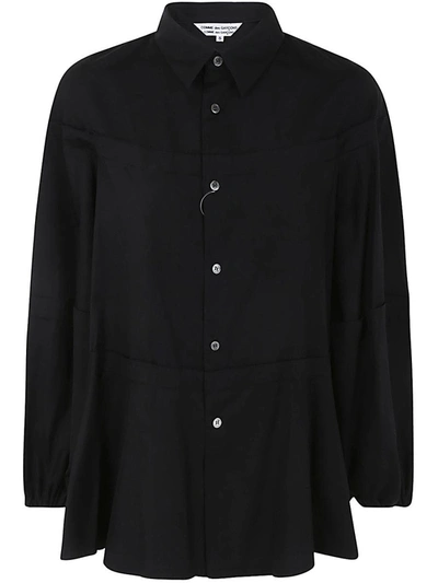 Shop Comme Des Garçons Balloon Sleeves Shirt Clothing In Black