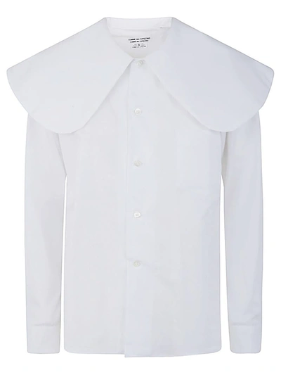 Shop Comme Des Garçons Big Neck Shirt Clothing In White