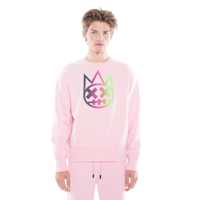 Shop Cult Of Individuality-men Crew Neck Fleece In Candy Pink