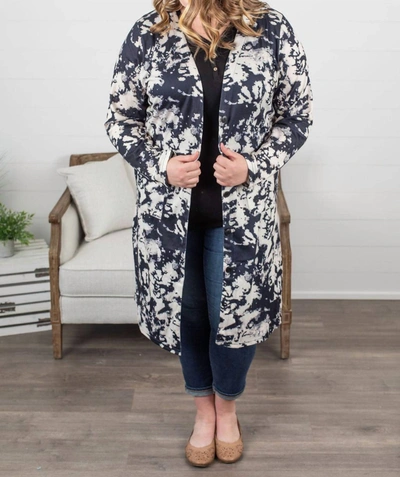 Michelle Mae Colbie Cardigan In Tie Dye In Multi