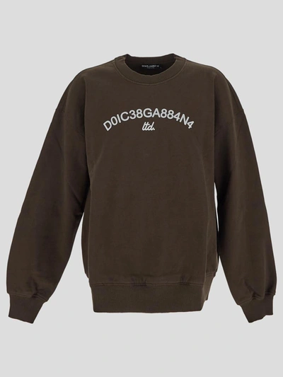 Shop Dolce & Gabbana Sweaters In Brown