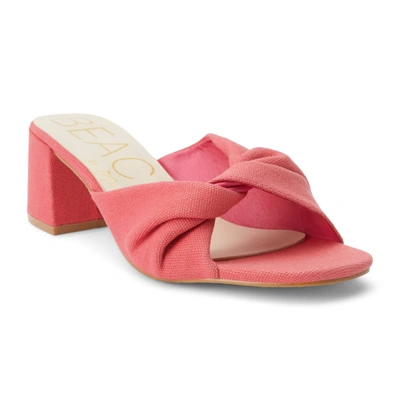Shop Matisse Juno Heeled Sandal In Hot Pink