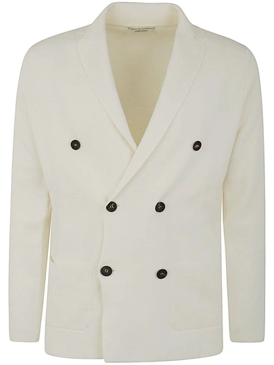 Shop Filippo De Laurentiis Double Breasted Jacket Clothing In White