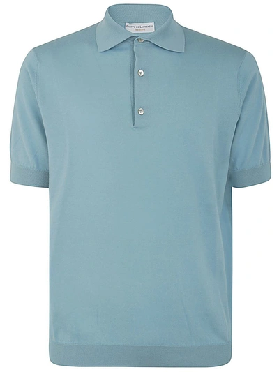 Shop Filippo De Laurentiis Short Sleeves Polo Clothing In Blue