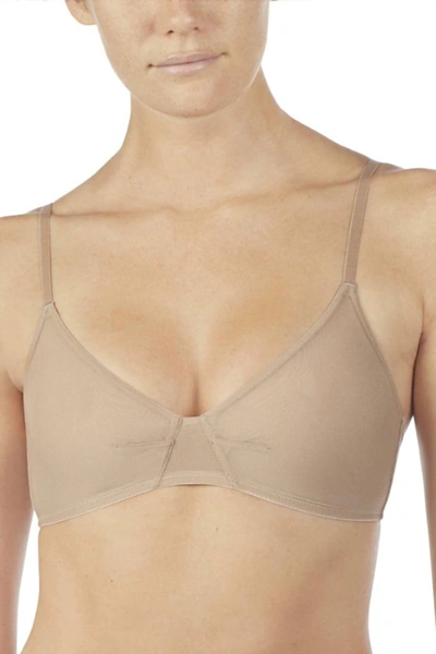 ON GOSSAMER NEXT TO NOTHING BRALETTE IN MOCHA 