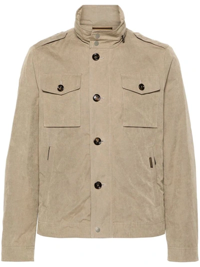 Shop Moorer Baraldi-s1 Jacket Clothing In Brown